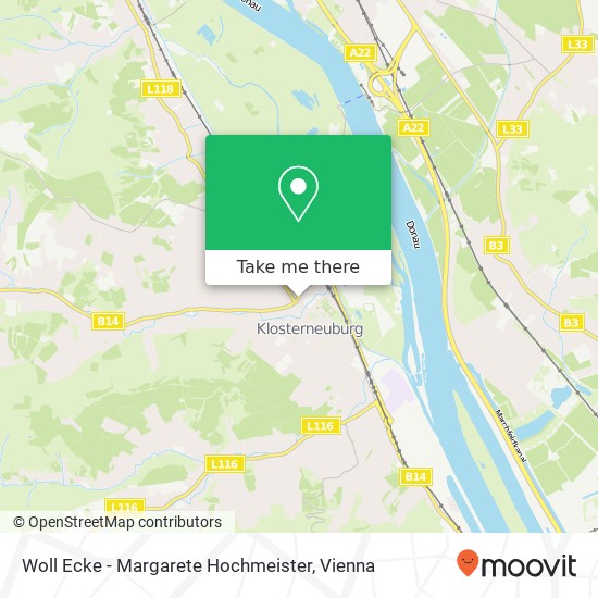 Woll Ecke - Margarete Hochmeister map