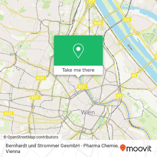 Bernhardt und Strommer GesmbH - Pharma Chemie map