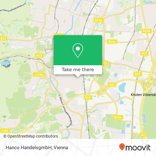 Hanco HandelsgmbH map