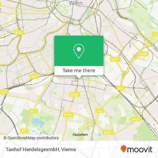 Taxihof HandelsgesmbH map