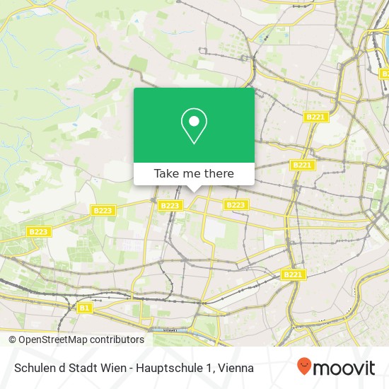 Schulen d Stadt Wien - Hauptschule 1 map