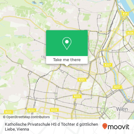 Katholische Privatschule HS d Töchter d göttlichen Liebe map