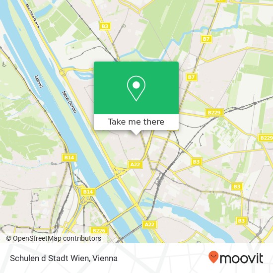 Schulen d Stadt Wien map