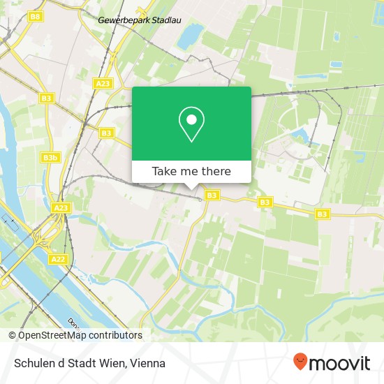 Schulen d Stadt Wien map