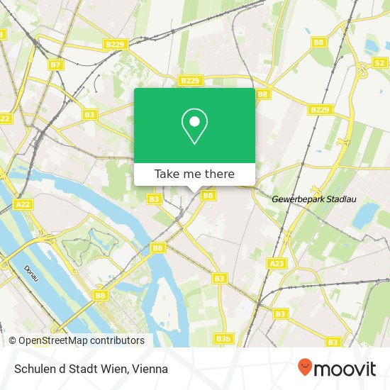 Schulen d Stadt Wien map