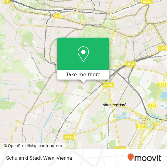 Schulen d Stadt Wien map