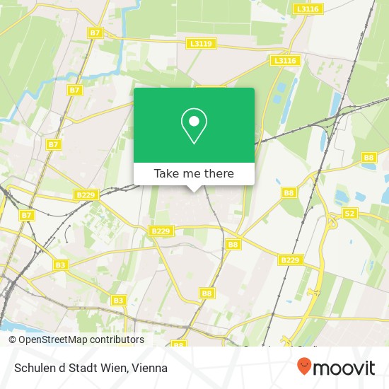 Schulen d Stadt Wien map