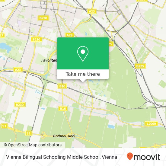 Vienna Bilingual Schooling Middle School map