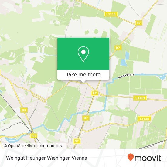 Weingut Heuriger Wieninger map