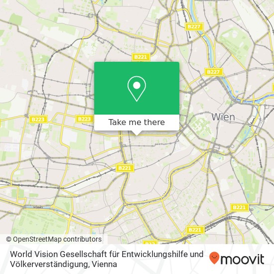 World Vision Gesellschaft für Entwicklungshilfe und Völkerverständigung map