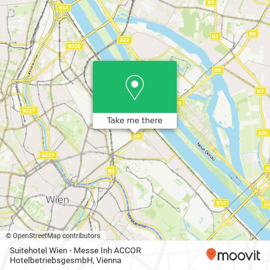 Suitehotel Wien - Messe Inh ACCOR HotelbetriebsgesmbH map