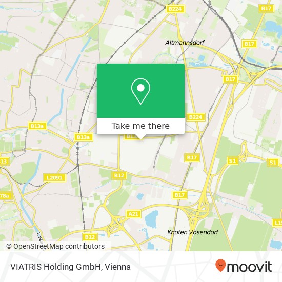 VIATRIS Holding GmbH map