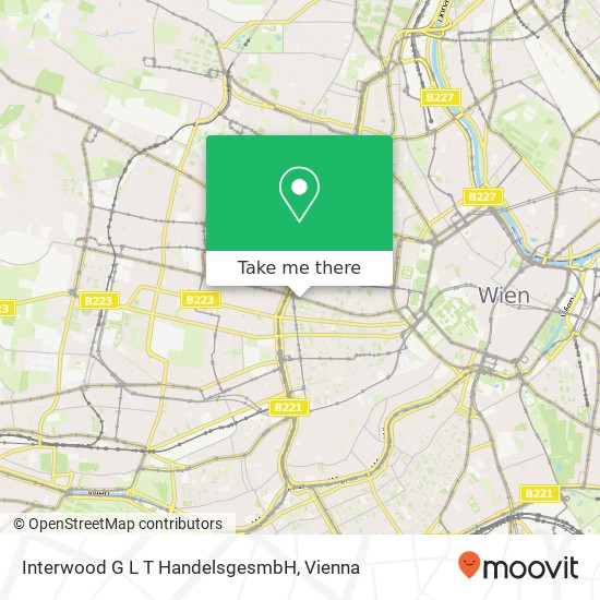 Interwood G L T HandelsgesmbH map