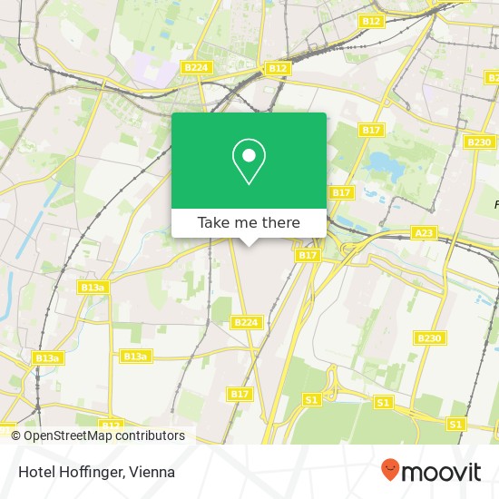 Hotel Hoffinger map