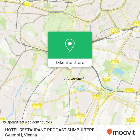 HOTEL RESTAURANT PROGAST SÜMBÜLTEPE GesmbH map
