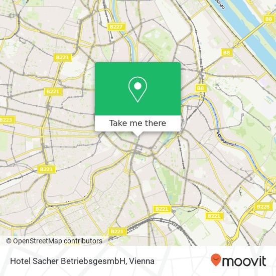 Hotel Sacher BetriebsgesmbH map