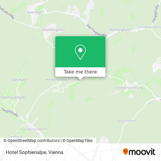 Hotel Sophienalpe map