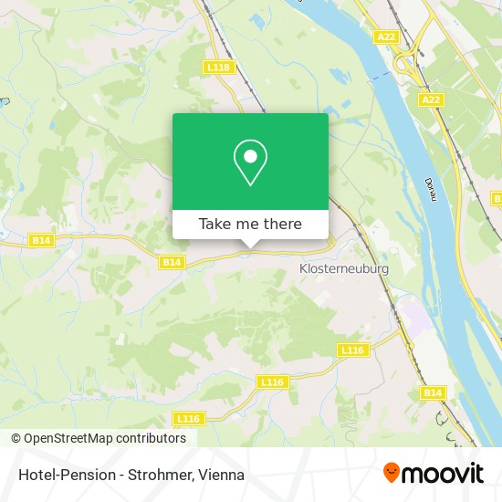 Hotel-Pension - Strohmer map