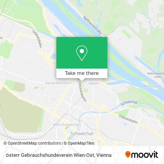 österr Gebrauchshundeverein Wien-Ost map