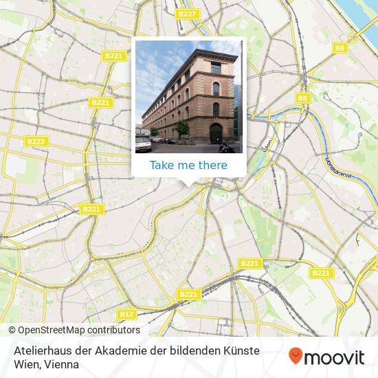 Atelierhaus der Akademie der bildenden Künste Wien map