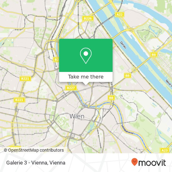 Galerie 3 - Vienna map