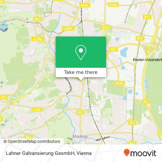 Lahner Galvansierung GesmbH map
