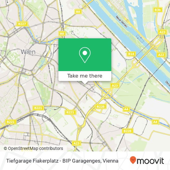 Tiefgarage Fiakerplatz - BIP Garagenges map