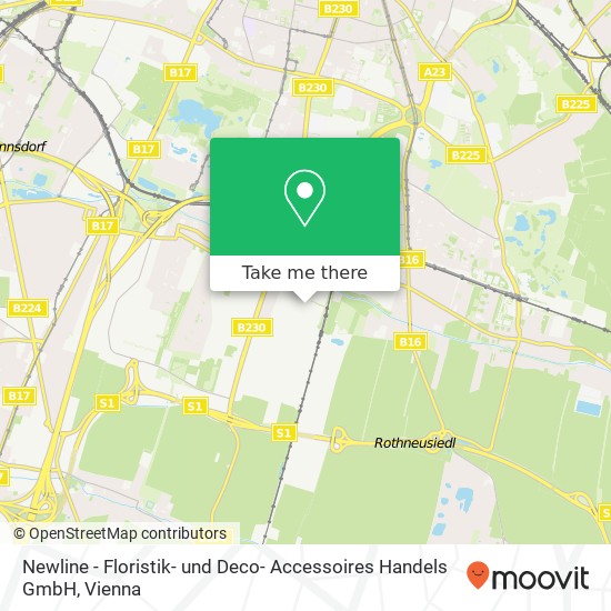Newline - Floristik- und Deco- Accessoires Handels GmbH map