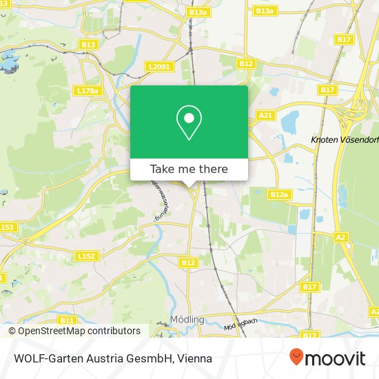WOLF-Garten Austria GesmbH map
