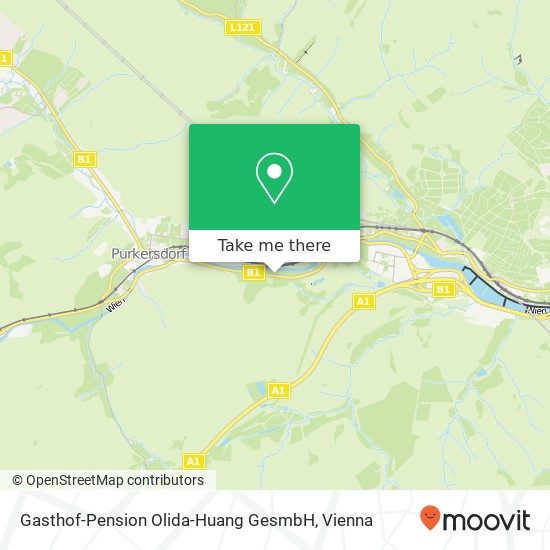 Gasthof-Pension Olida-Huang GesmbH map