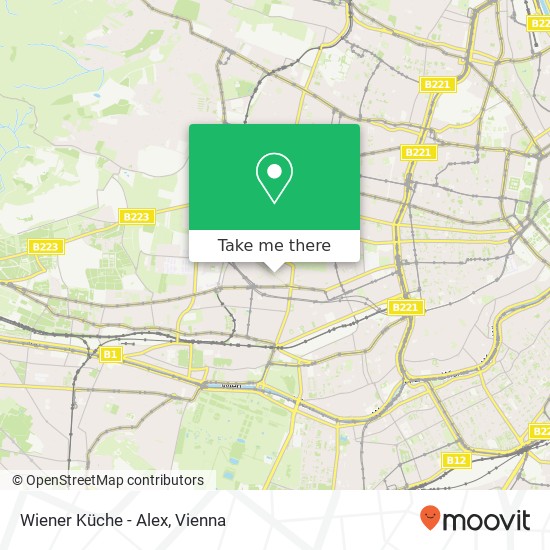 Wiener Küche - Alex map