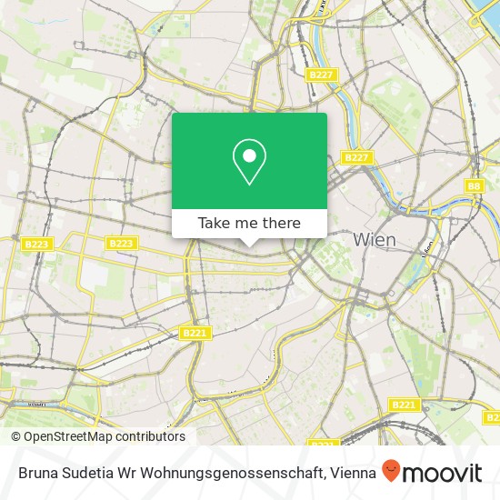 Bruna Sudetia Wr Wohnungsgenossenschaft map