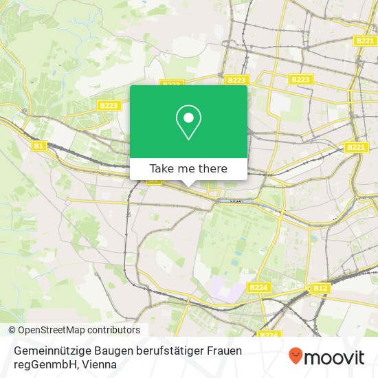 Gemeinnützige Baugen berufstätiger Frauen regGenmbH map