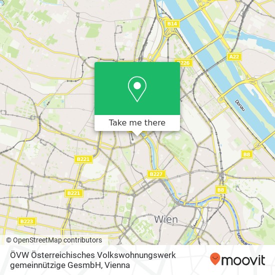 ÖVW Österreichisches Volkswohnungswerk gemeinnützige GesmbH map