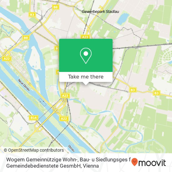 Wogem Gemeinnützige Wohn-, Bau- u Siedlungsges f Gemeindebedienstete GesmbH map