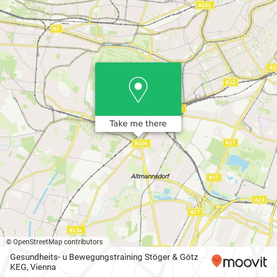 Gesundheits- u Bewegungstraining Stöger & Götz KEG map