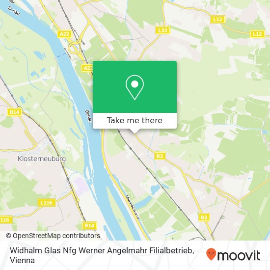 Widhalm Glas Nfg Werner Angelmahr Filialbetrieb map