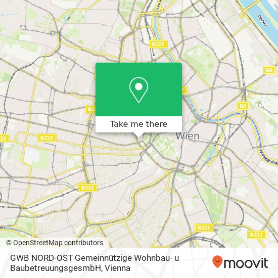 GWB NORD-OST Gemeinnützige Wohnbau- u BaubetreuungsgesmbH map