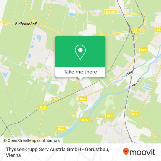 ThyssenKrupp Serv Austria GmbH - Gerüstbau map