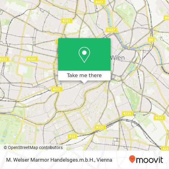 M. Welser Marmor Handelsges.m.b.H. map