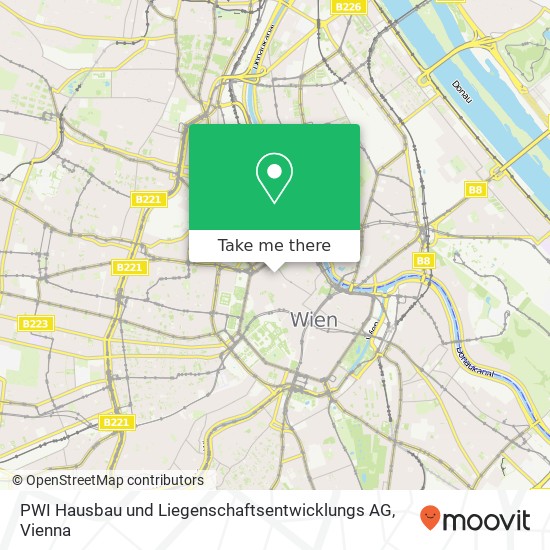 PWI Hausbau und Liegenschaftsentwicklungs AG map