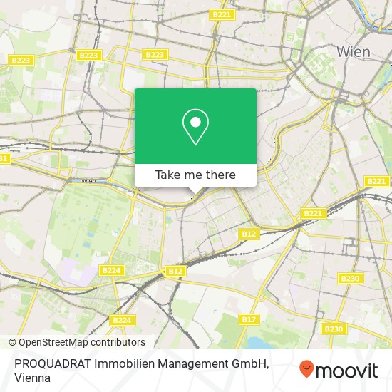 PROQUADRAT Immobilien Management GmbH map