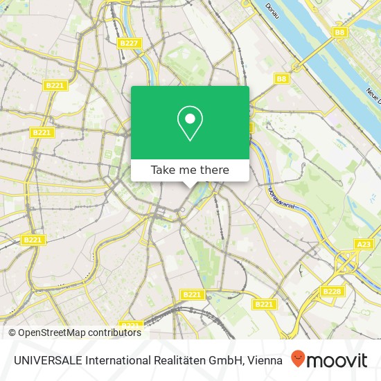 UNIVERSALE International Realitäten GmbH map