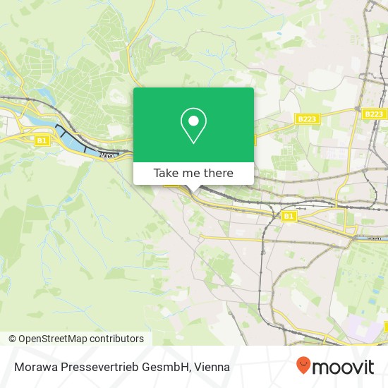 Morawa Pressevertrieb GesmbH map