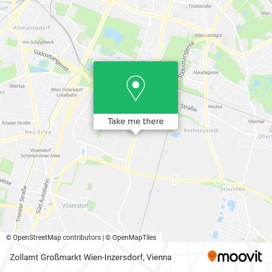 Zollamt Großmarkt Wien-Inzersdorf map