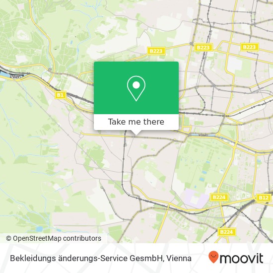 Bekleidungs änderungs-Service GesmbH map