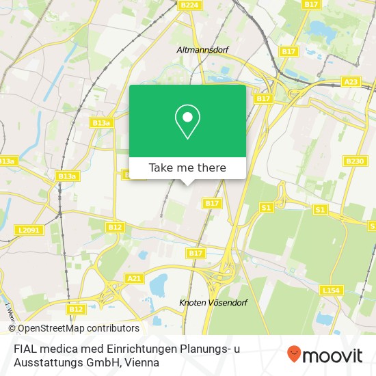 FIAL medica med Einrichtungen Planungs- u Ausstattungs GmbH map