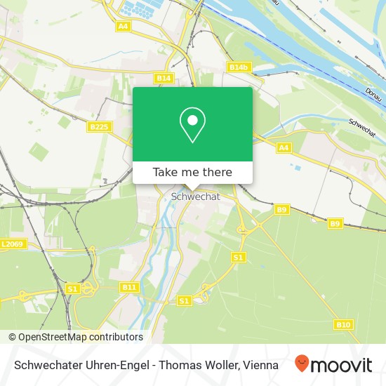 Schwechater Uhren-Engel - Thomas Woller map