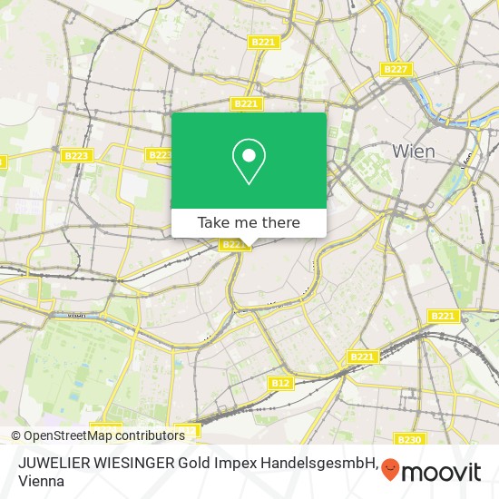 JUWELIER WIESINGER Gold Impex HandelsgesmbH map