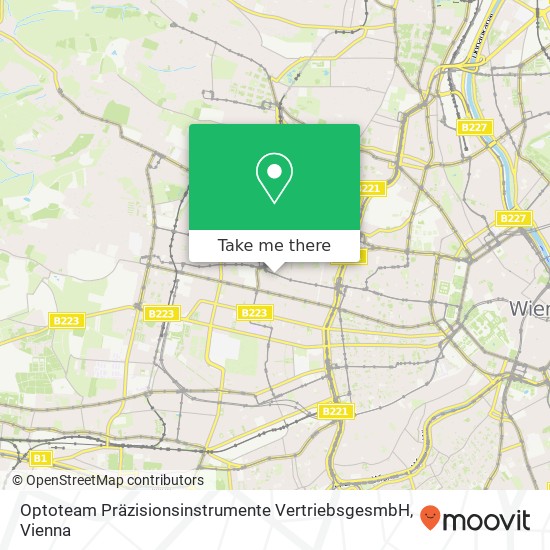 Optoteam Präzisionsinstrumente VertriebsgesmbH map